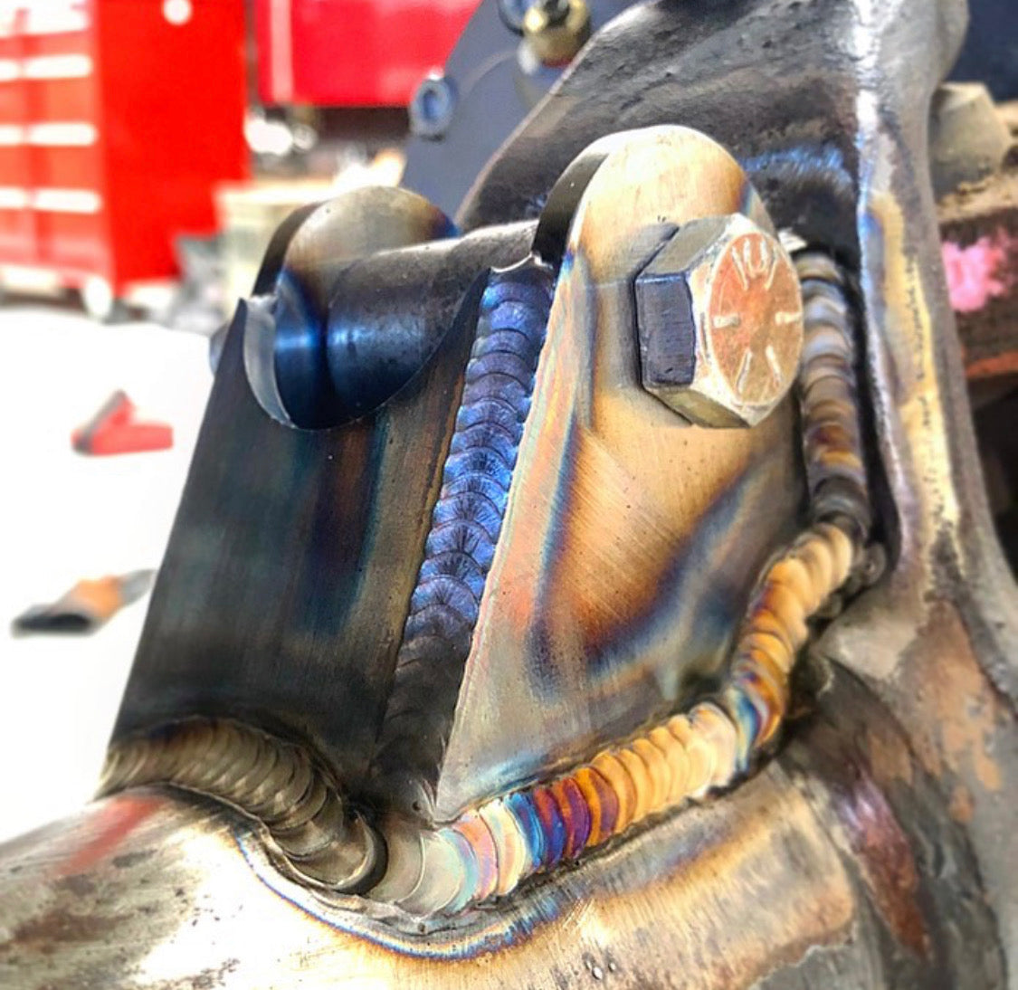 First prototype shown without overlay plate